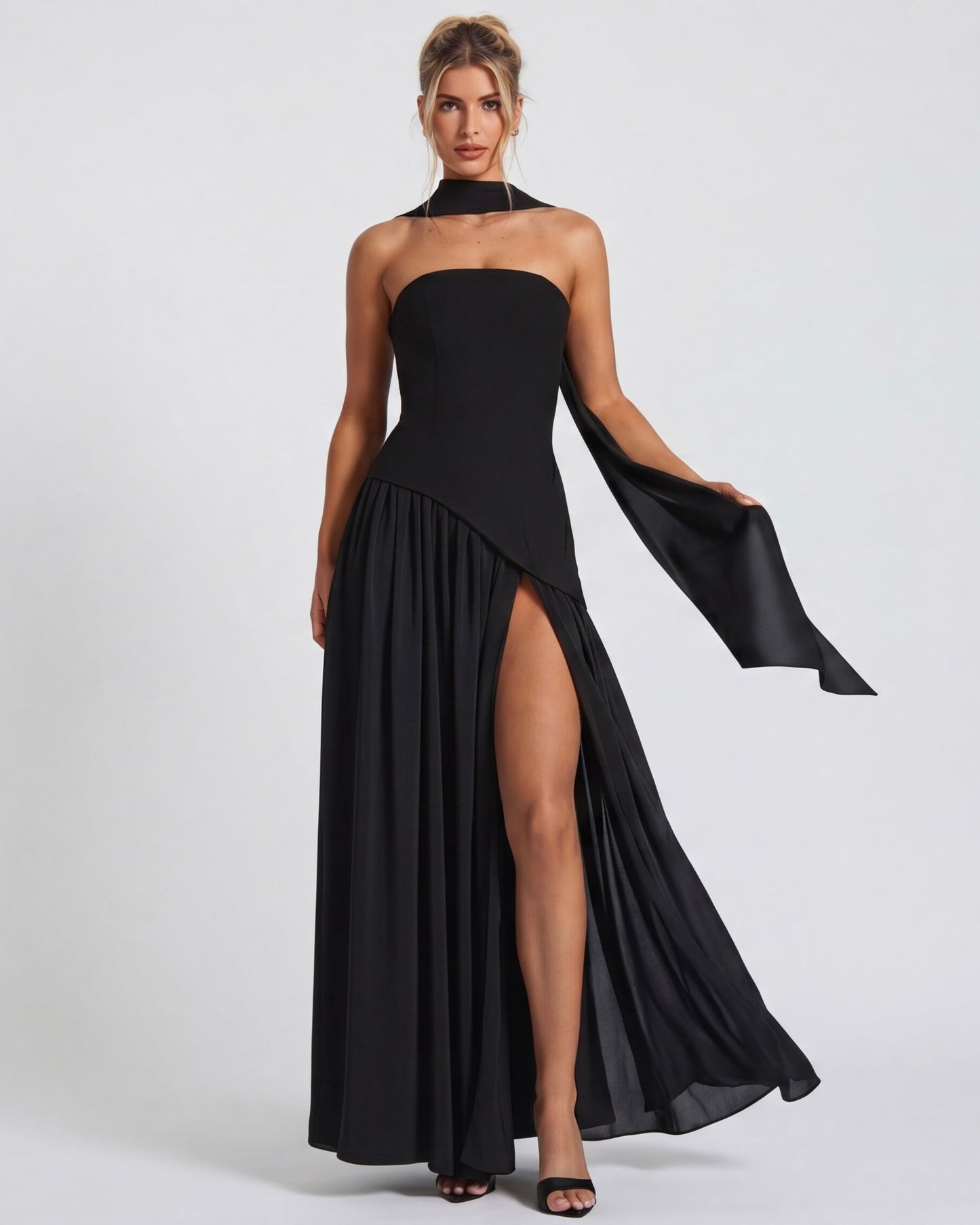 The Serena Drape Gown