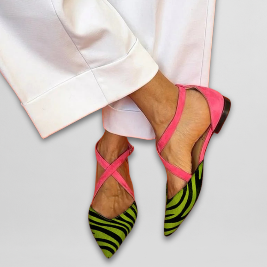 The Fern Ribbon Ballet Flat