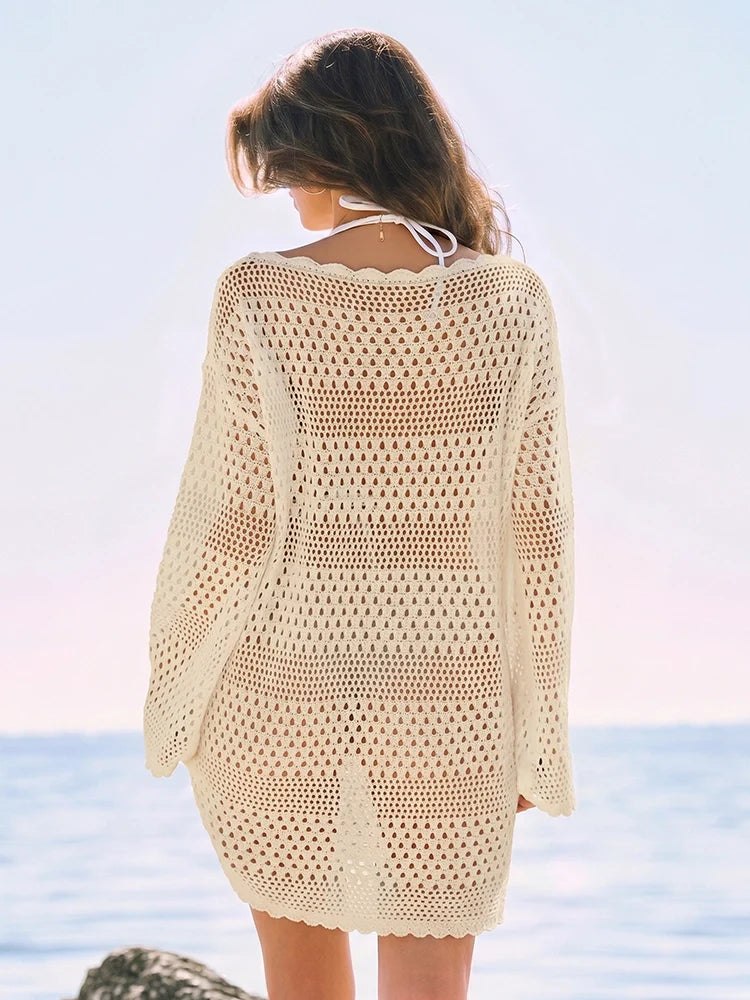 The Isla Crochet Cover-Up Dress