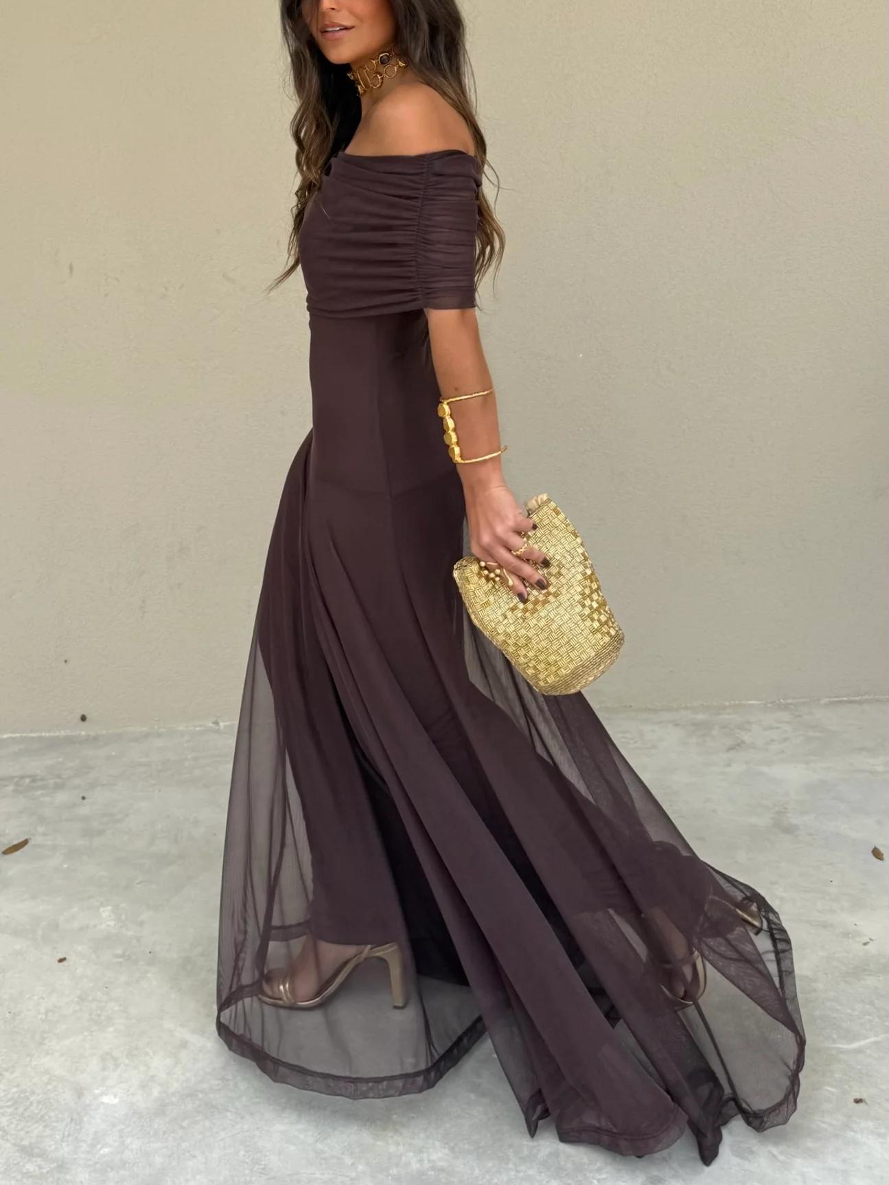 The Sienna Draped Maxi Dress
