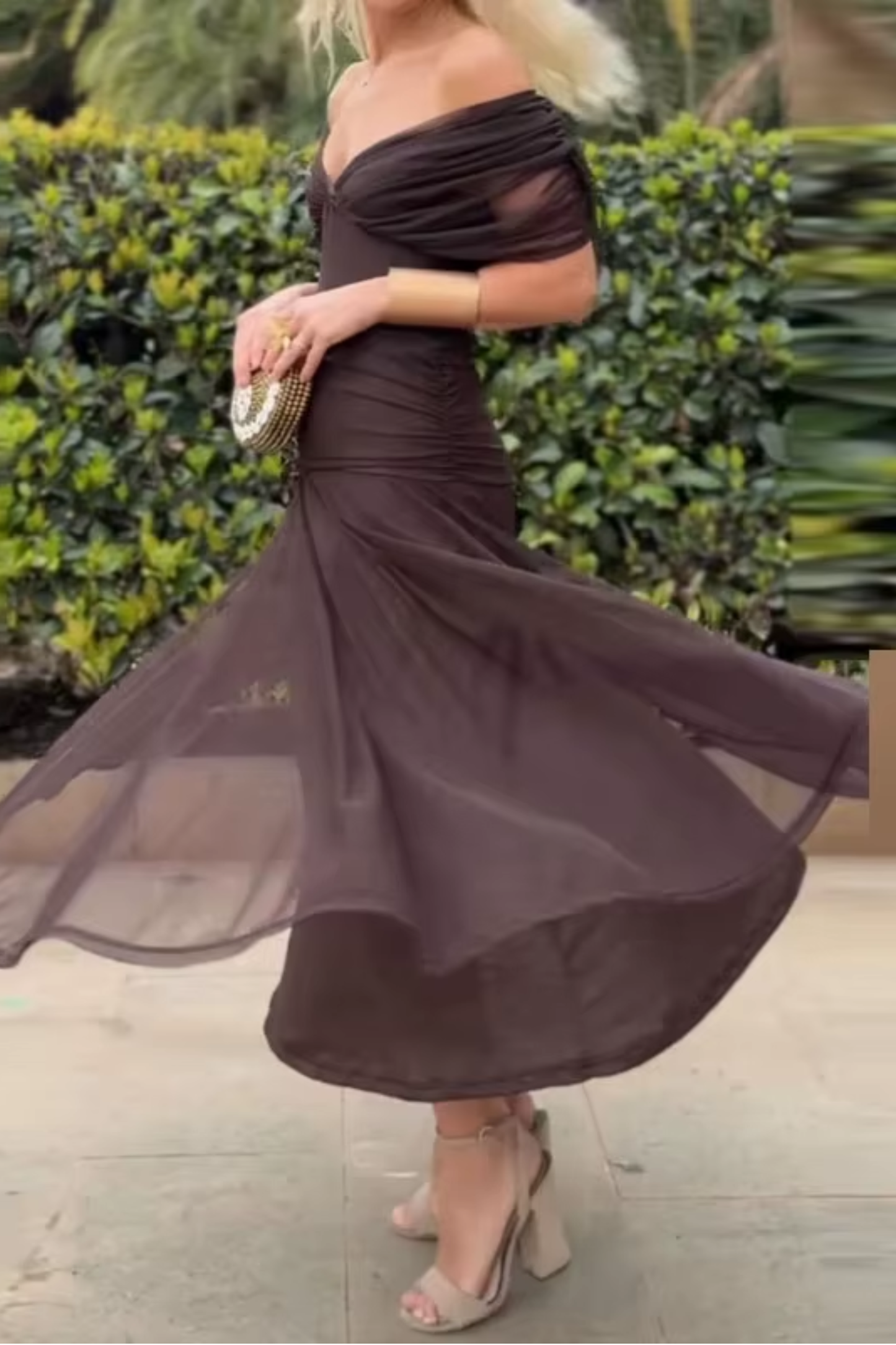 The Luisa Floral V-Neck Maxi Dress