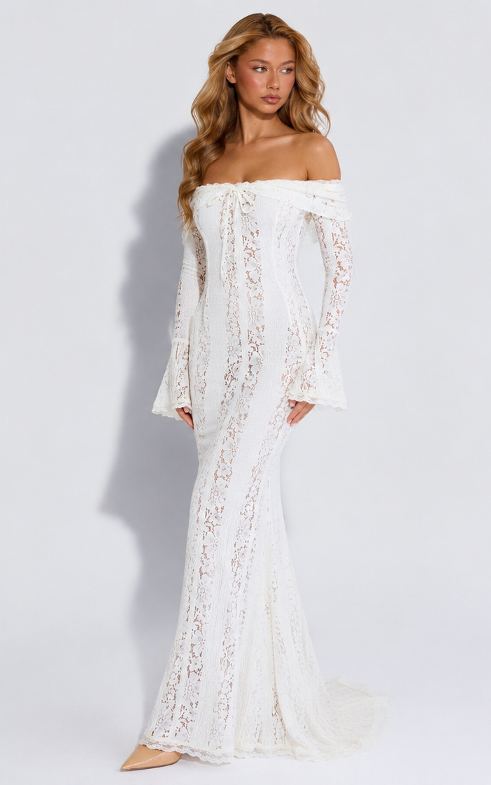 The Ethereal Lace Maxi Dress