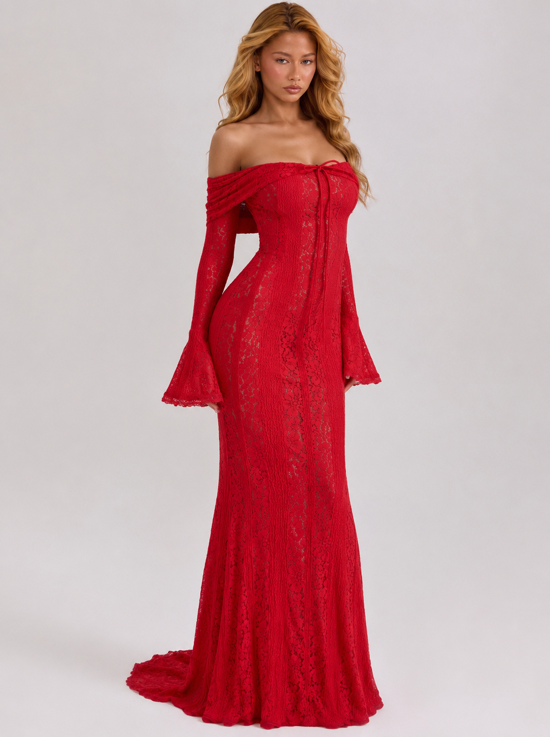 The Ethereal Lace Maxi Dress
