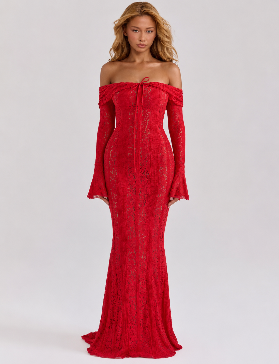 The Ethereal Lace Maxi Dress