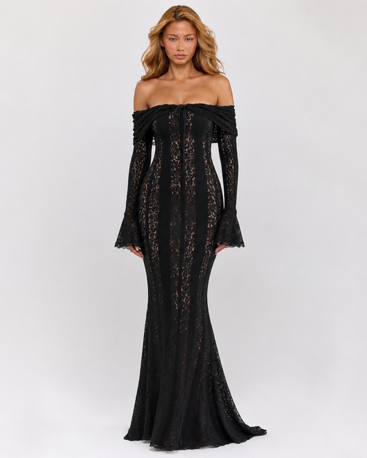 The Ethereal Lace Maxi Dress