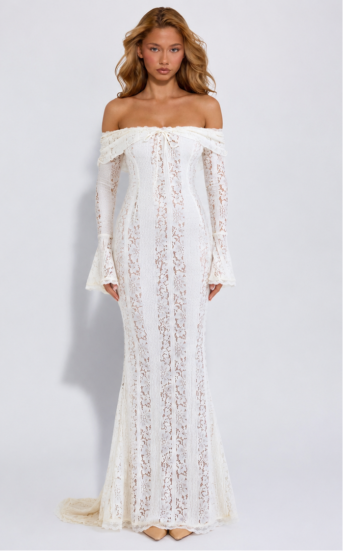 The Ethereal Lace Maxi Dress