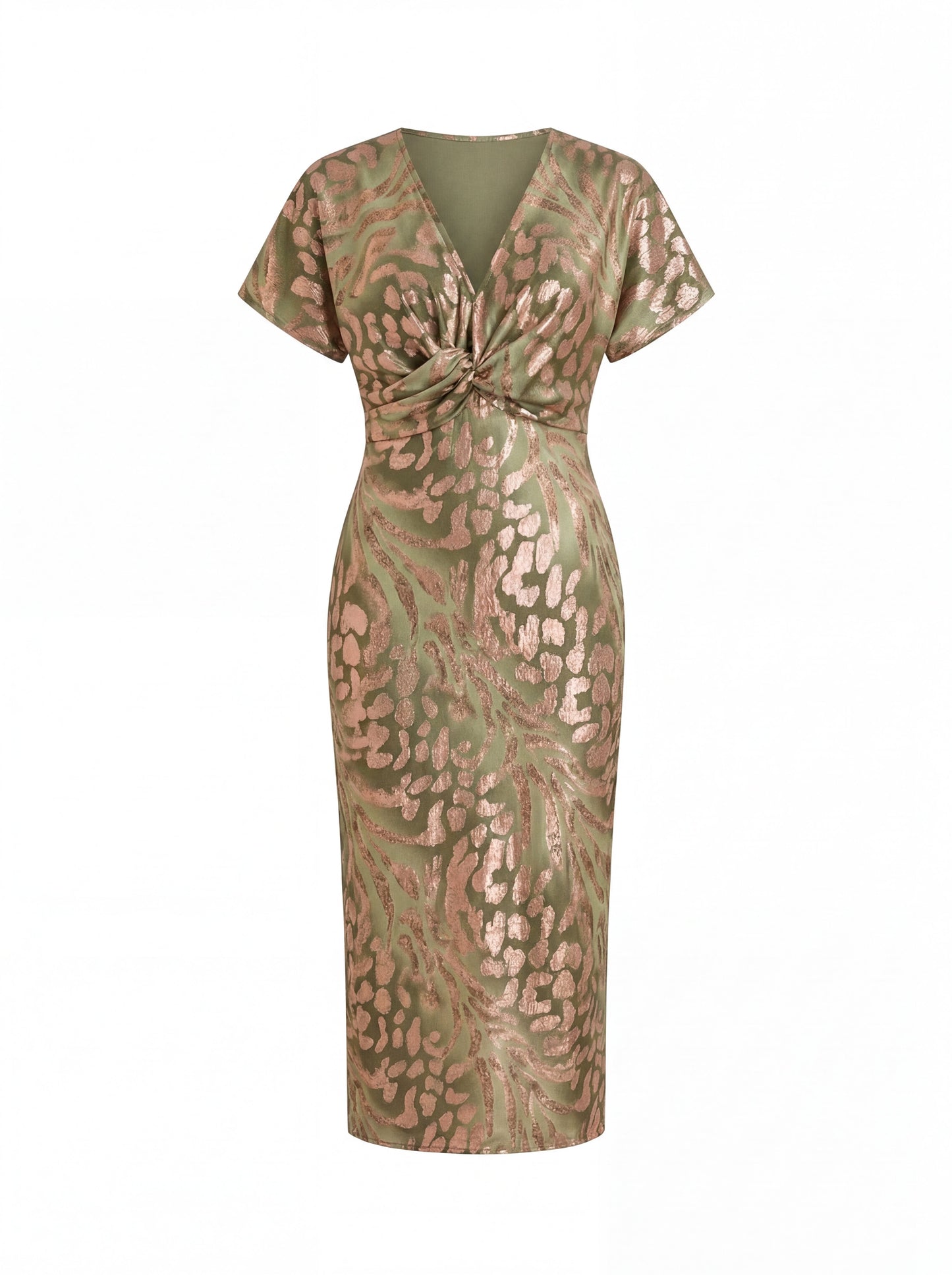 The Calandra Printed Midi Dress