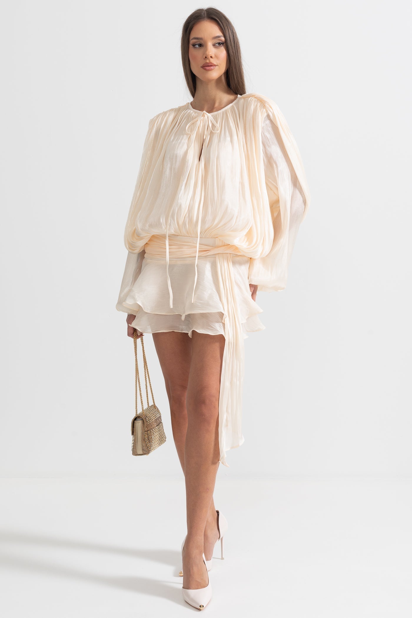 Livia Ruffled Mini Dress