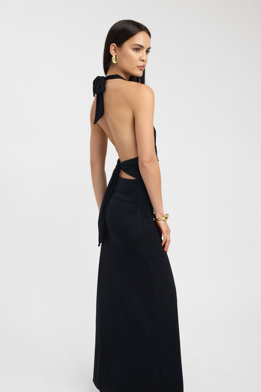 The Leni Halter Maxi Dress