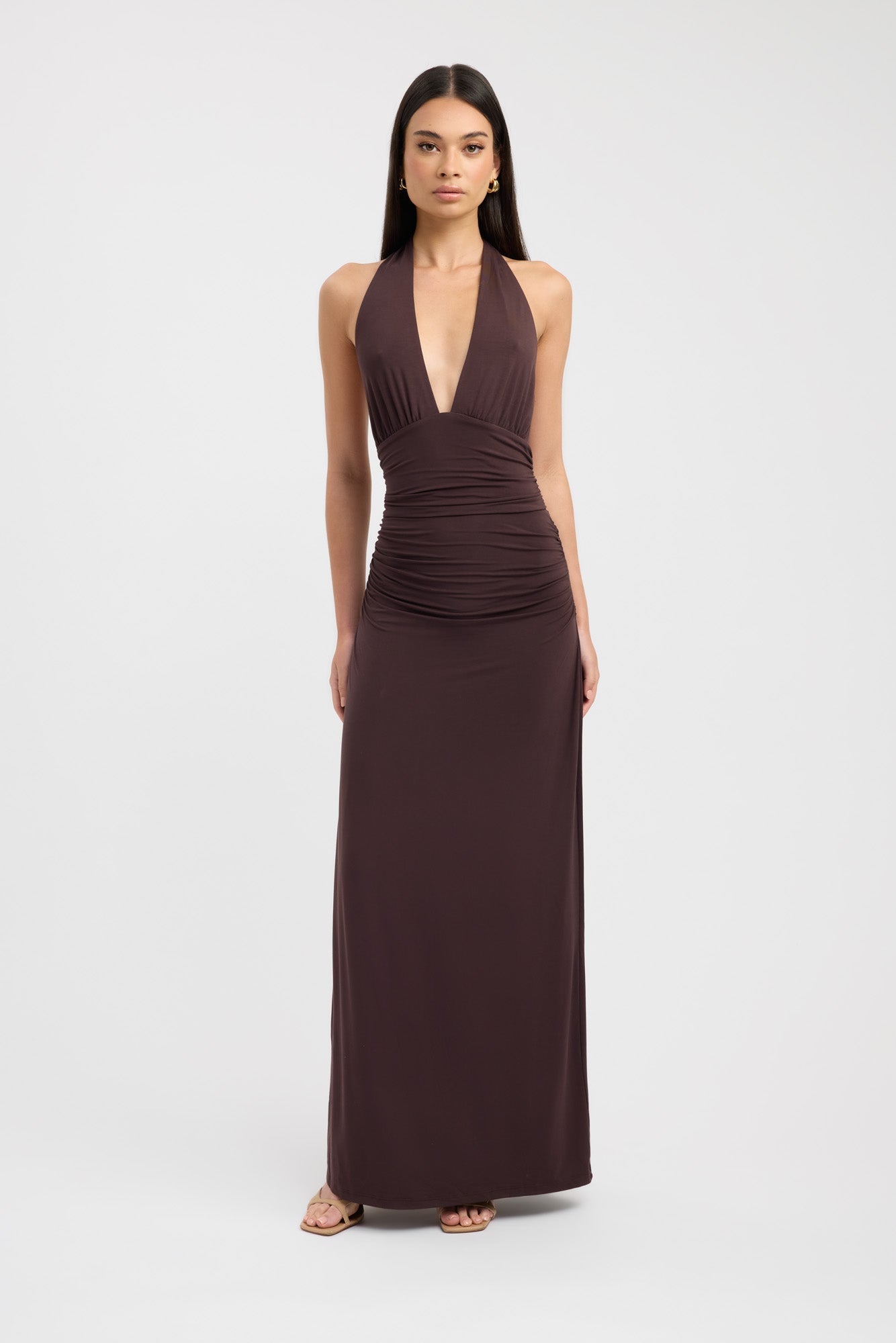 The Leni Halter Maxi Dress