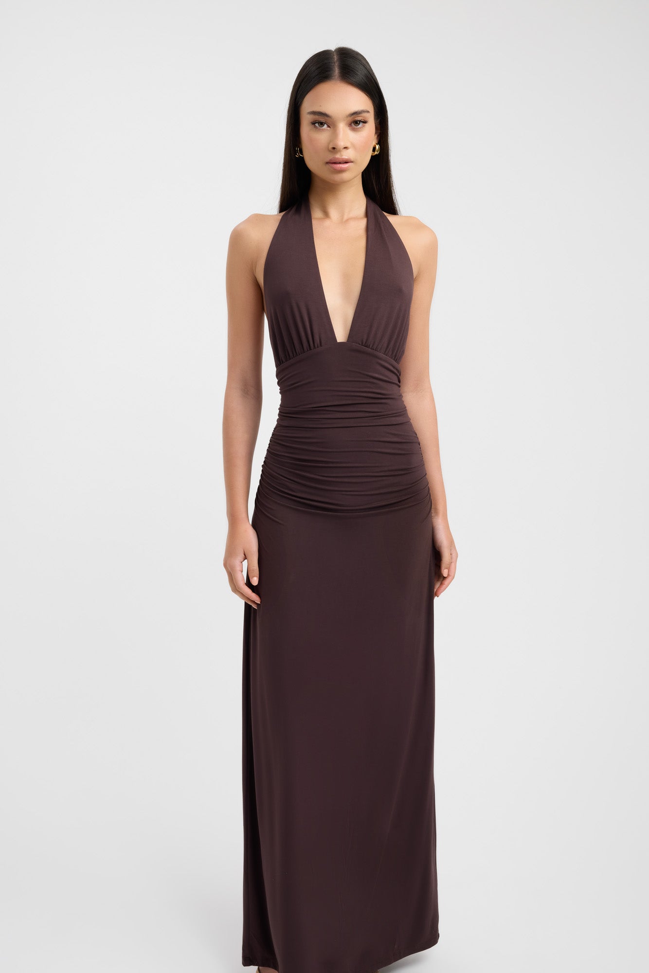 The Leni Halter Maxi Dress