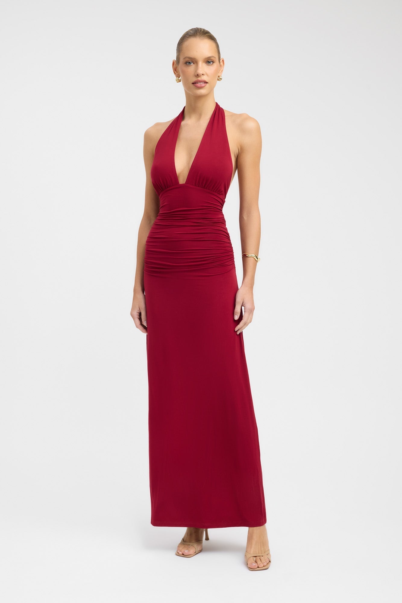 The Leni Halter Maxi Dress