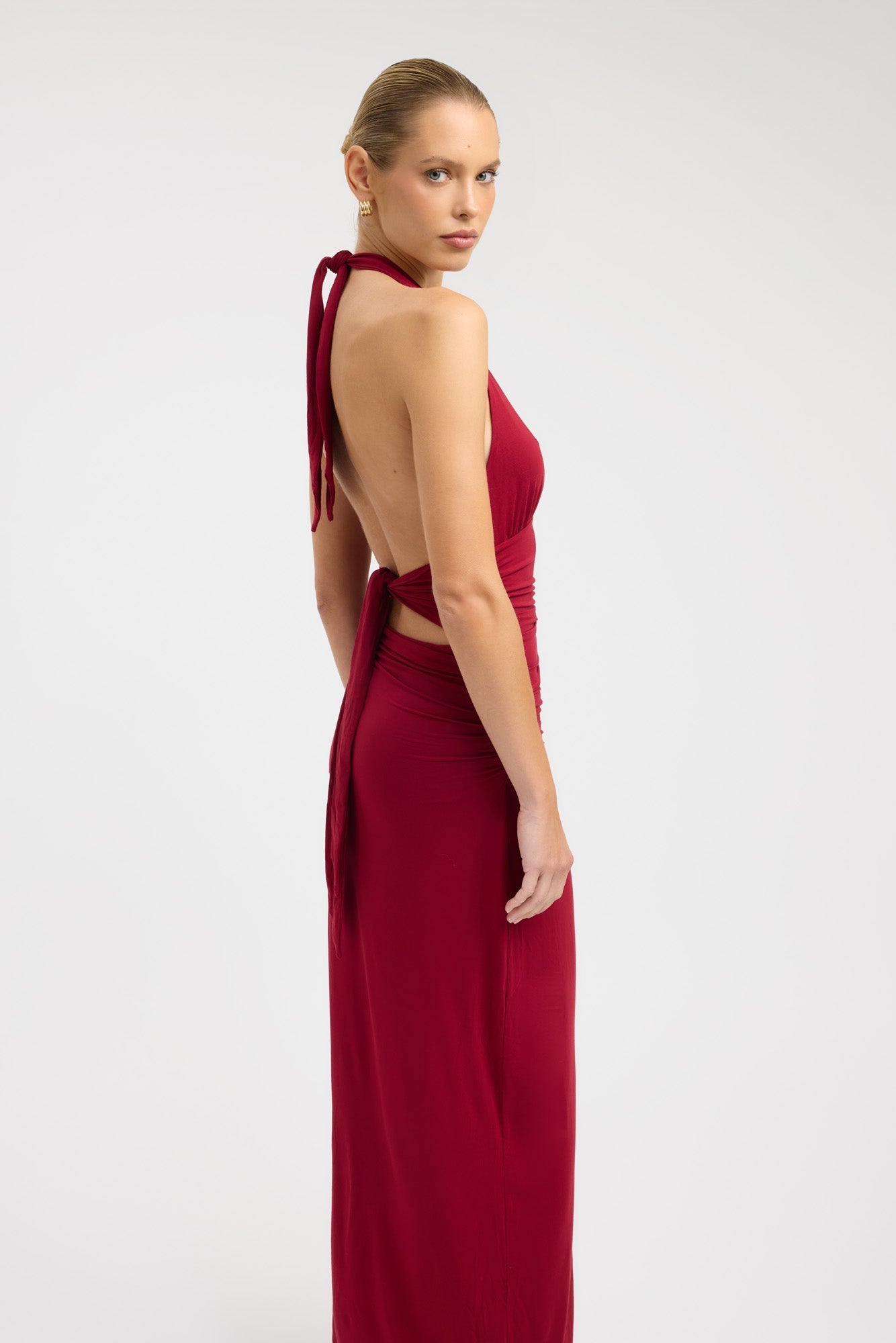 The Leni Halter Maxi Dress