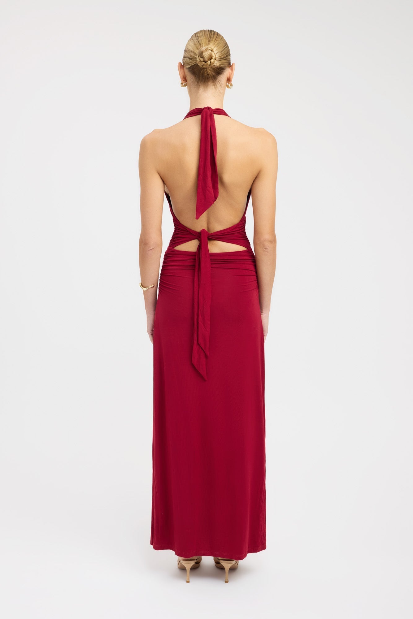 The Leni Halter Maxi Dress