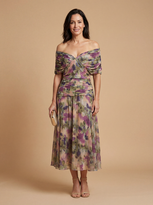 The Luisa Floral V-Neck Maxi Dress