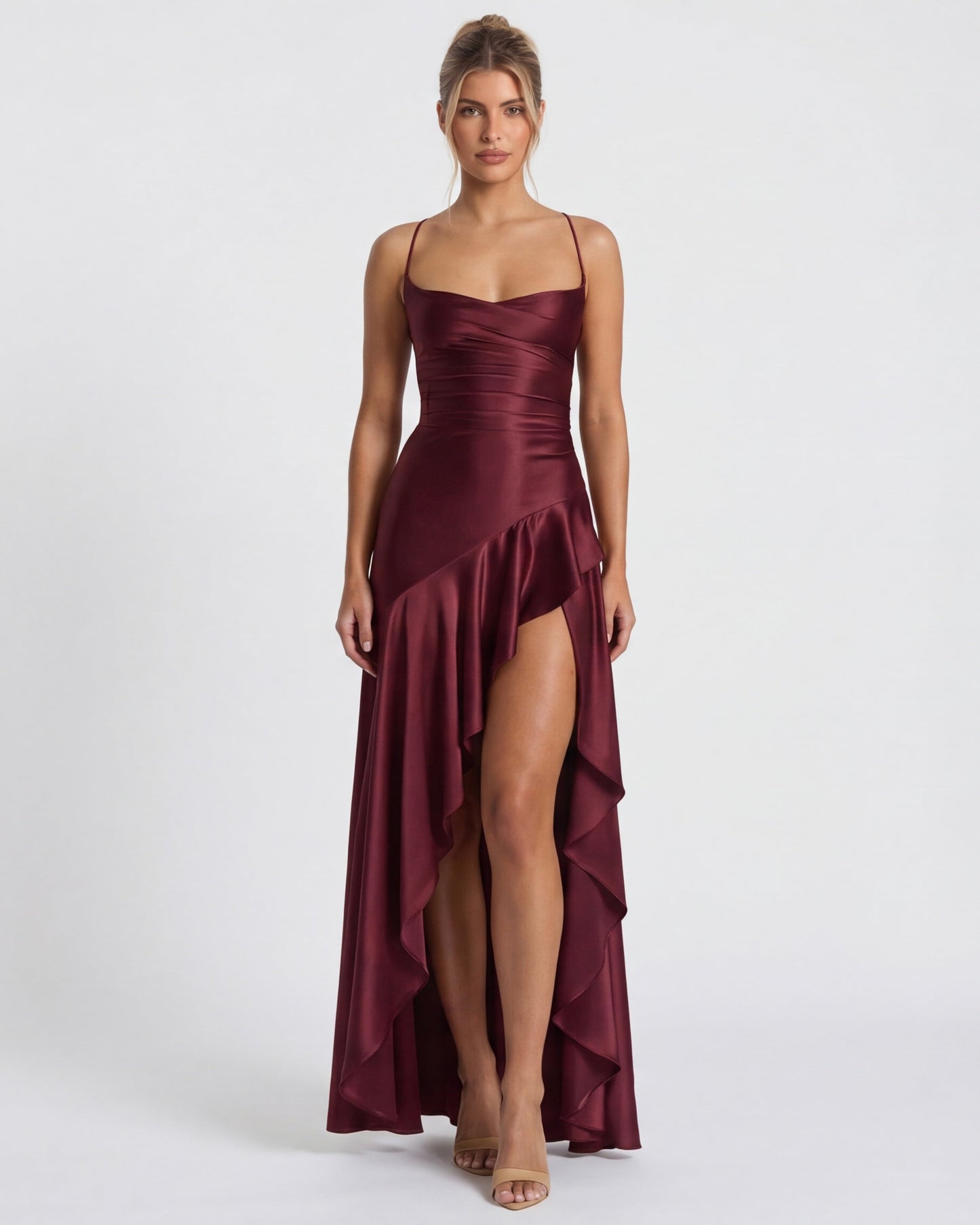 The Muse Satin Gown