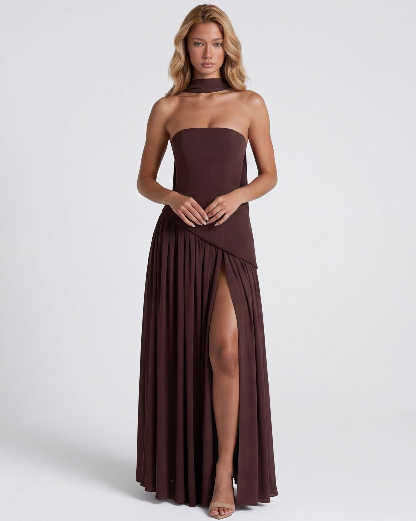 The Serena Drape Gown